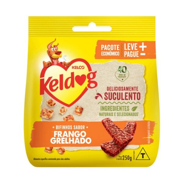 Petisco Cães Keldog Bifinho Criadores Frango Grelhado 250g